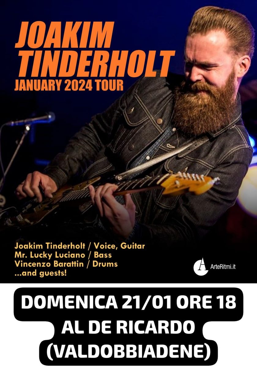 JOAKIM TINDERHOLT Live in concert al De Ricardo